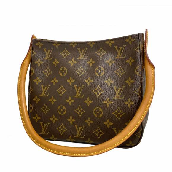 Louis Vuitton Monogram Looping MM Shoulder Bag M51146 Brown Women's